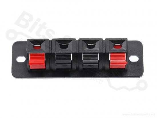 Luidspreker Chassis / Terminal rechthoekig dubbel